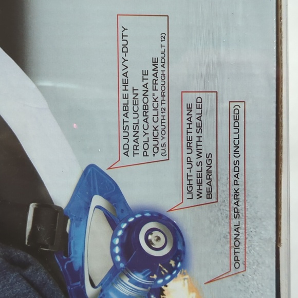 NWT Razor Jetts DLX Heel Wheels Blue - Picture 7 of 13